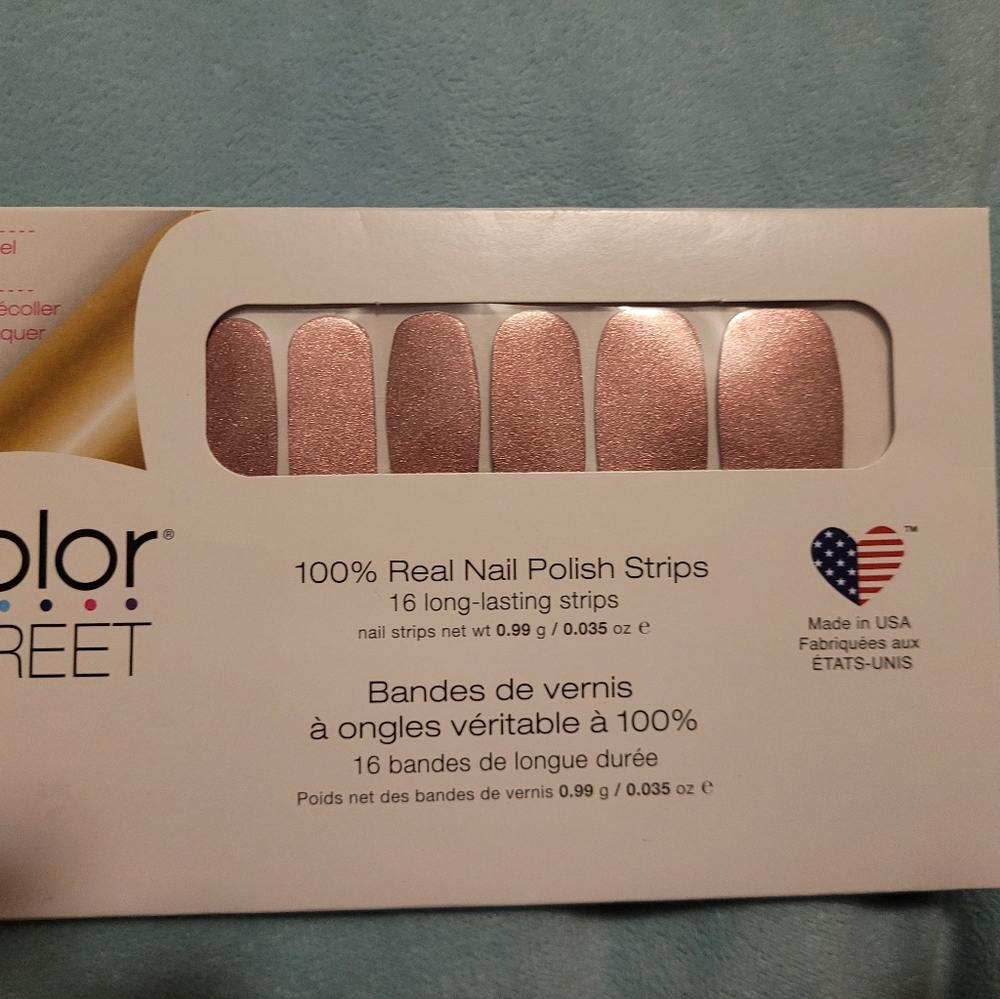 Color Street Rose Gold Nail Strips